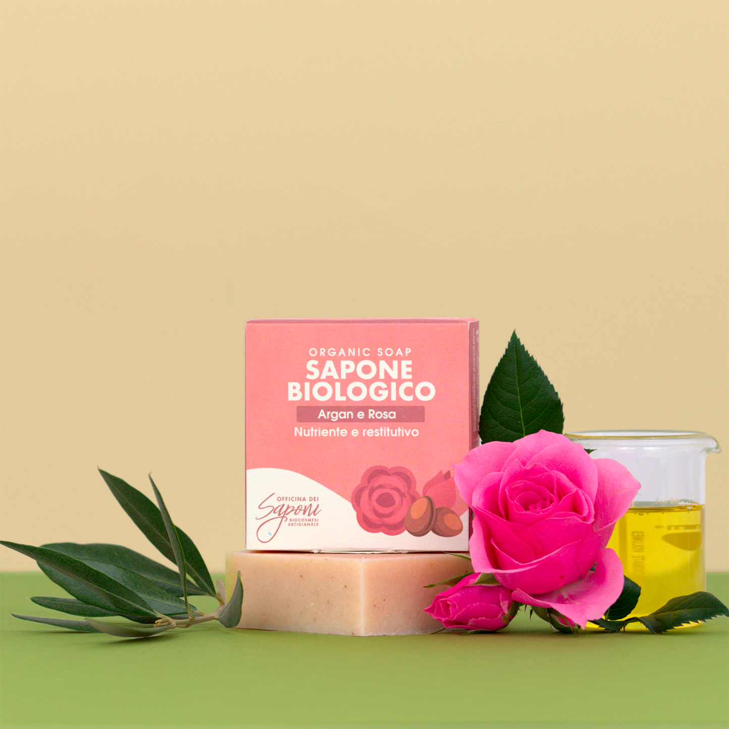 B2B - Sapone Biologico Argan e Rosa
