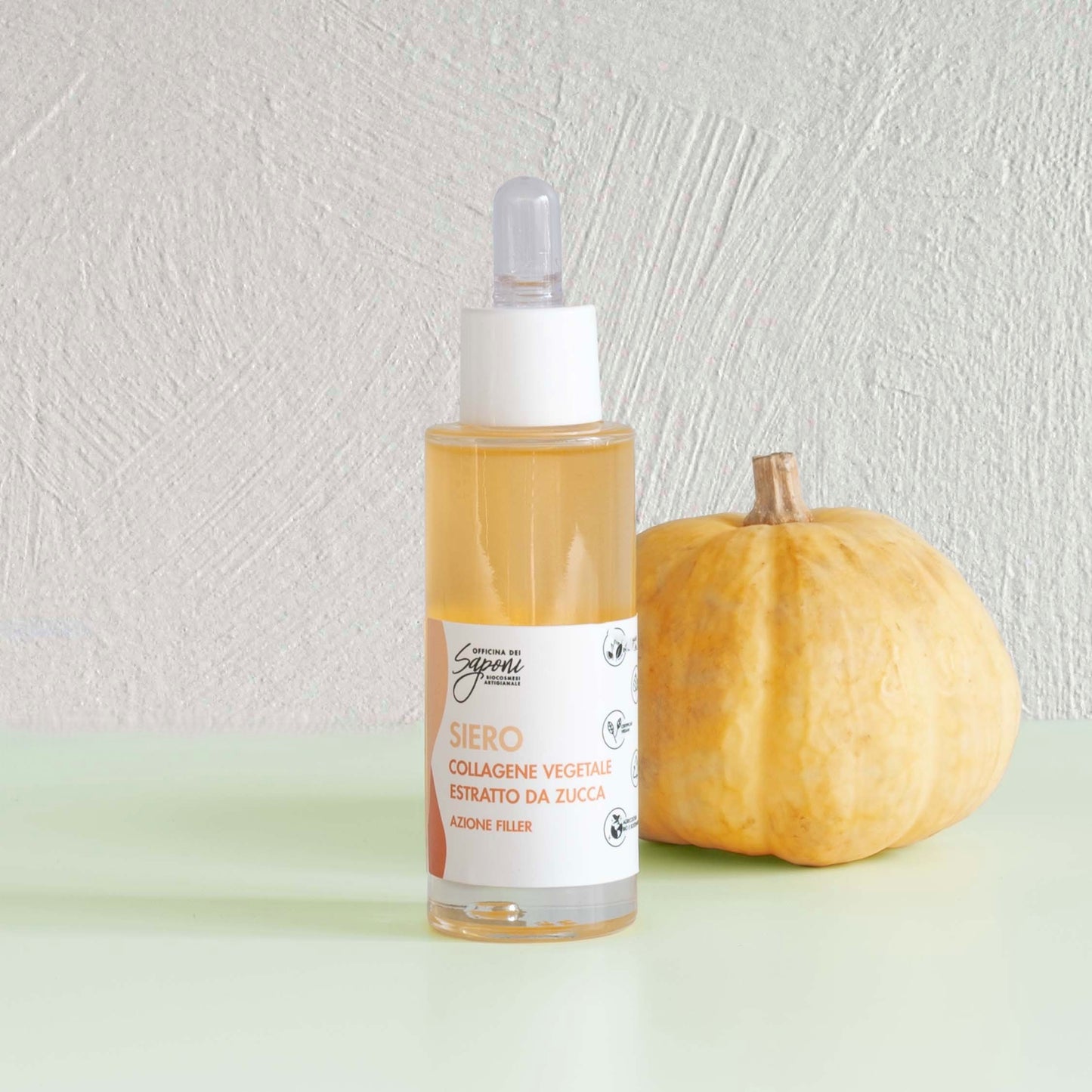 Siero Collagene Vegetale Estratto da Zucca - Azione Filler - ARANCIONE