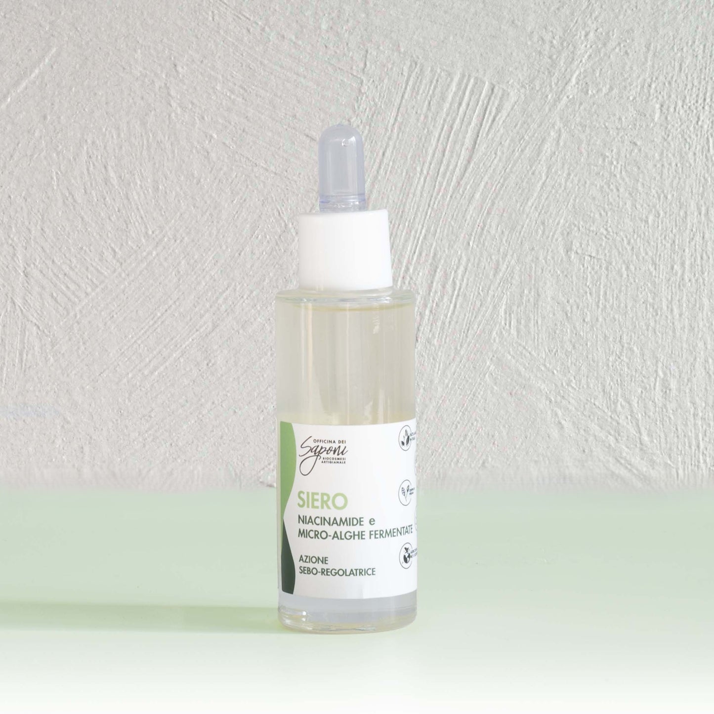 Siero Niacinamide e Micro Alghe Fermentate - Azione Sebo-Regolatrice VERDE