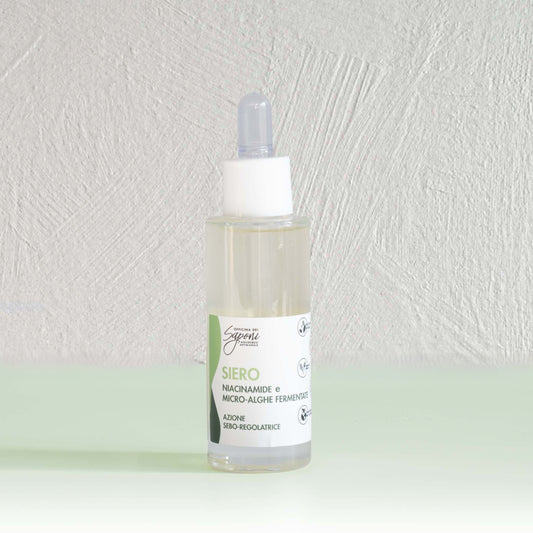 Siero Niacinamide e Micro Alghe Fermentate - Azione Sebo-Regolatrice VERDE