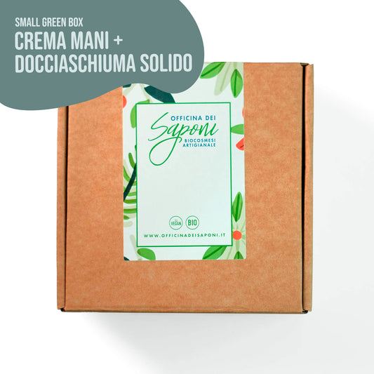 Small Green Box: Crema Mani + Docciaschiuma Solido