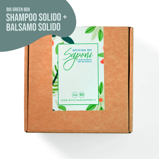 Big Green Box: Shampoo Solido e Balsamo Solido