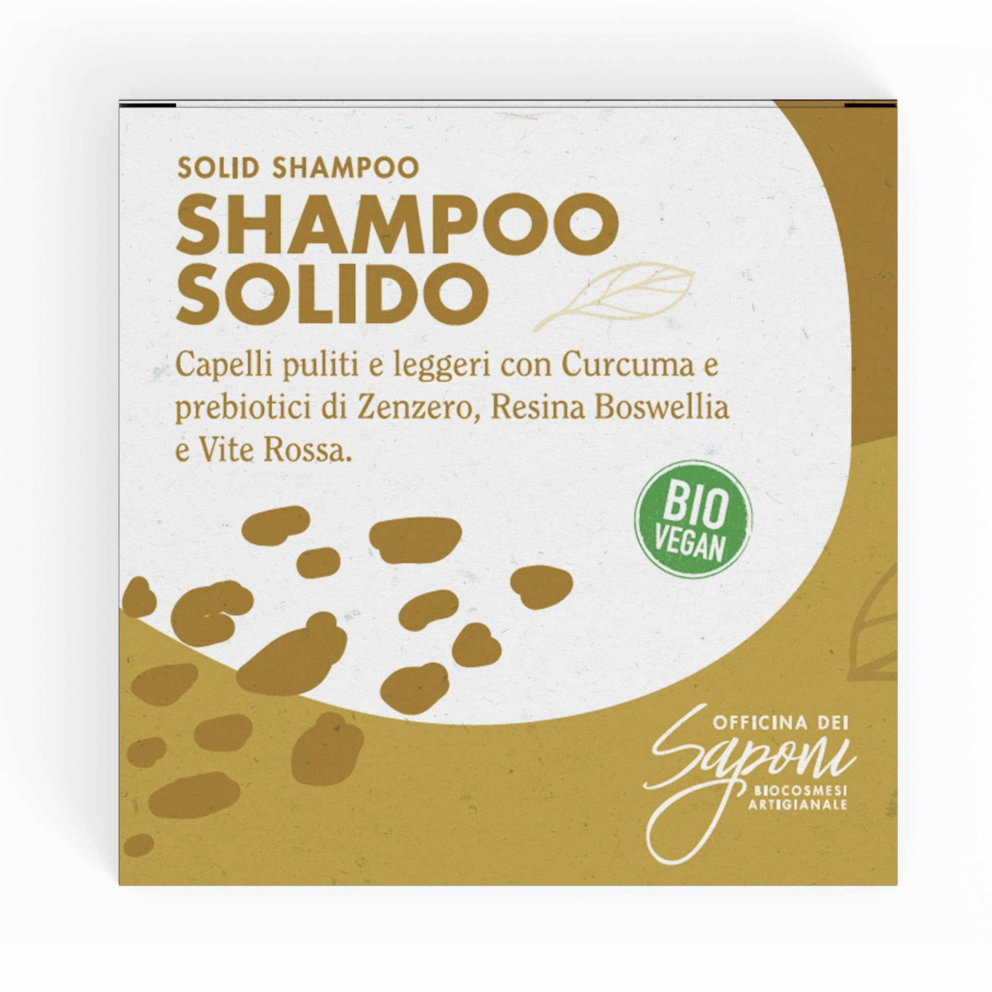 Officina dei Saponi - shampoo solido curcuma e zenzero